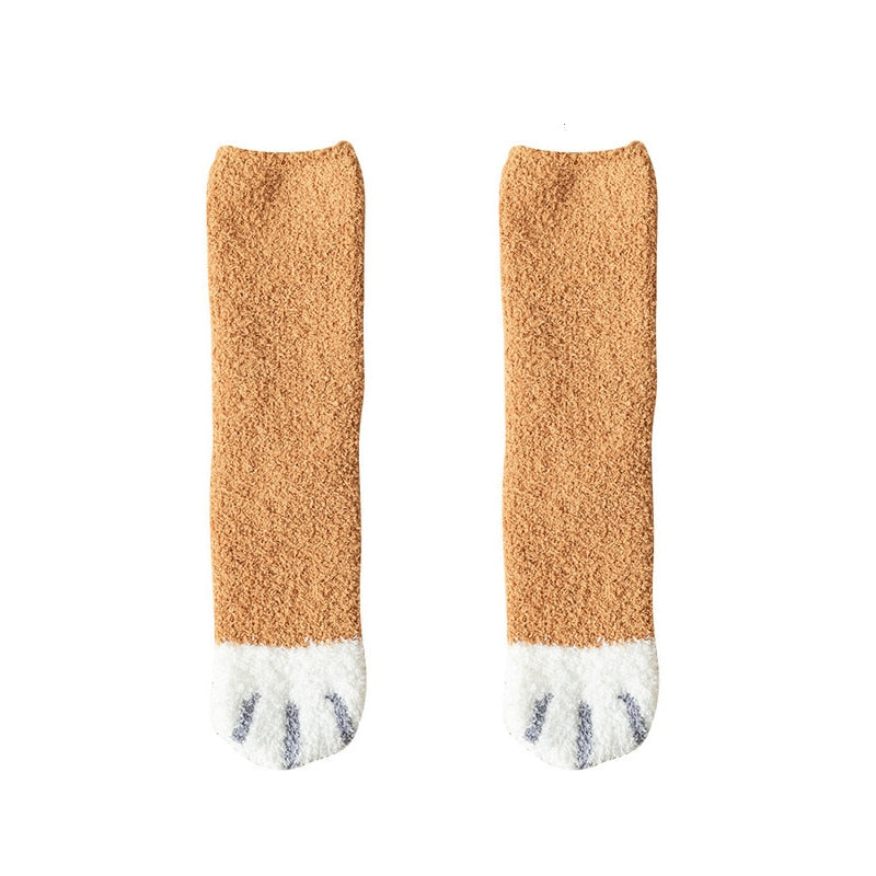 Plush Coral Fleece Socks